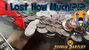 I Lost how much Money on the Coin Pusher!?!? | Joshua Bartley