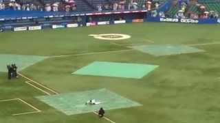 2014/4/3 ロッテvs西武 雨天中止 井上ヘッドスライディング