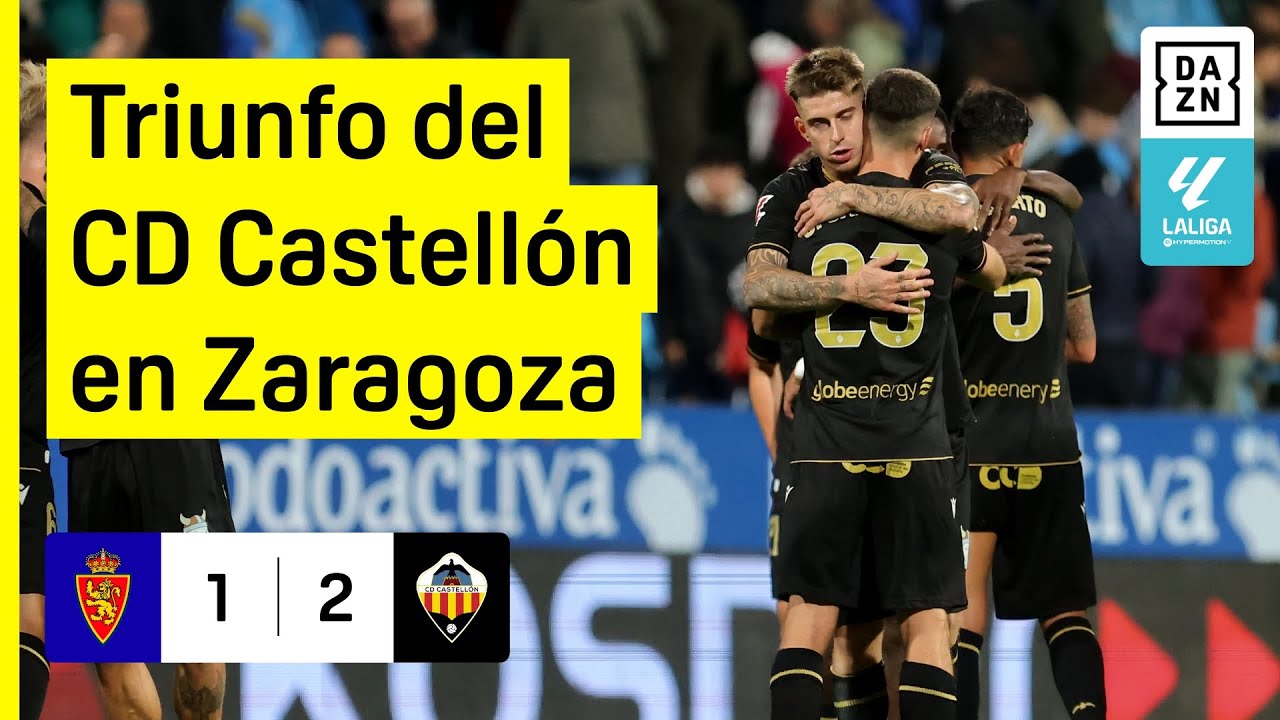 Real Zaragoza vs CD Castellón (1-2) | Resumen y goles | Highlights ...