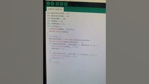 Arduino實驗：使用光敏電阻控制 LED 的開關