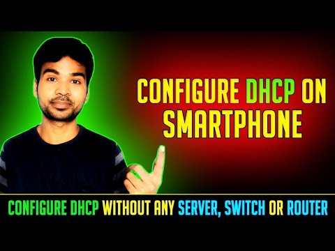 How to configure DHCP Server on Smartphone | Configure DHCP without Server, HUB, Switch and Router