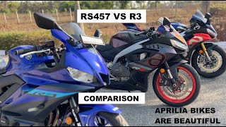 Aprilia rs457 likes and dislikes | review | comparison with yamaha R3