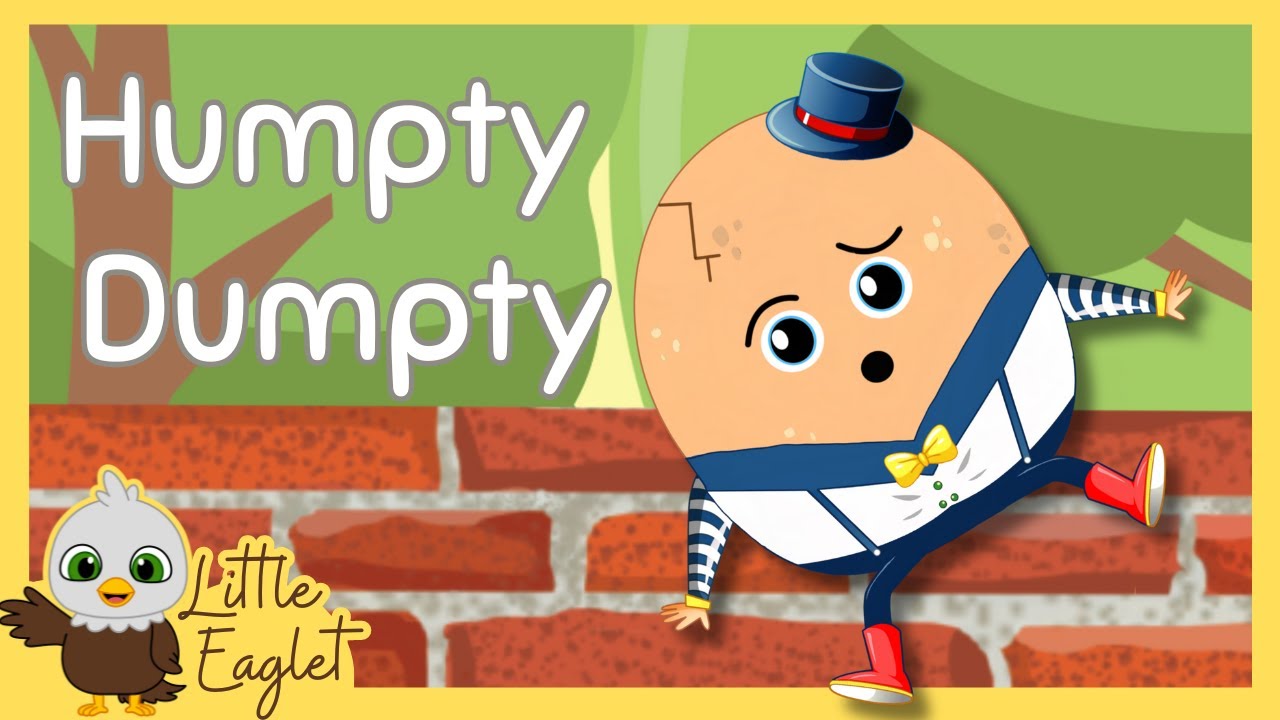 Humpty Dumpty sat on a wall🥚| Nursery rhymes for kids | Songs for ...