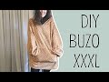 DIY buzo gigante / oversized hoodie / oodie