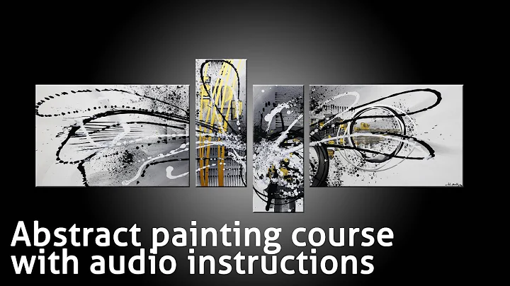 Abstract painting course with audio instructions -...