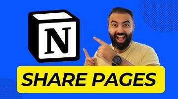 3 EASY ways to SHARE PAGES in Notion