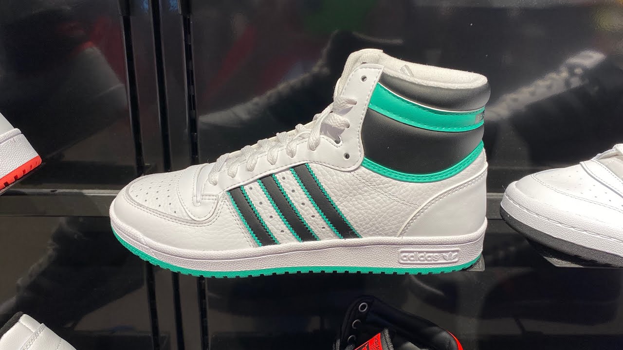 Adidas Originals Top Ten RB (Cloud White/Core Black/Hi-Res Green ...