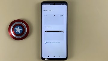 How to hide the hole-punch screen, hide the notch on Xiaomi Redmi 10 Android 12