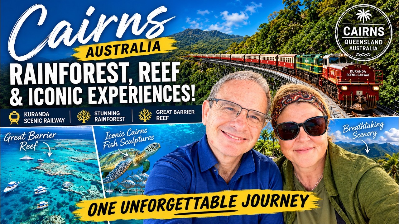 We Didn’t Expect THIS in Cairns! Great Barrier Reef, Luxury Train & Rough Seas