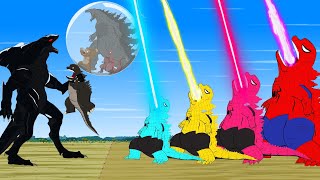 Rescue COLOR BABY GODZILLA & KONG vs Evolution of BLACK SHARK: Who Is The King Of Monster? - FUNNY
