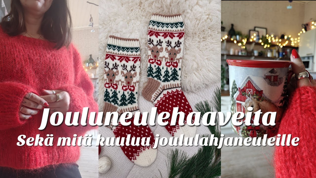 Joulun neulehaaveet sekä joululahjaneuleiden kuulumiset | Marraskuu 25 | Villaa ja vihreää teetä