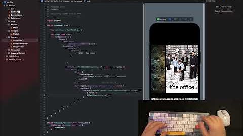 ASMR Programming - Coding Netflix Homepage iOS - No Talking