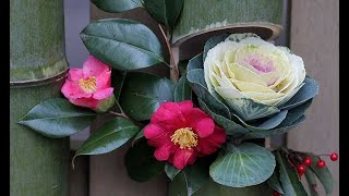 新年の気分を味わって