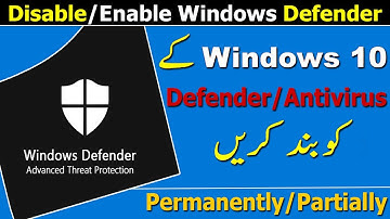 🔥Turn Off Windows Defender 💯|| 3 Ways To Disable/Enable👍 Windows Defender Windows 10 || 2020💥