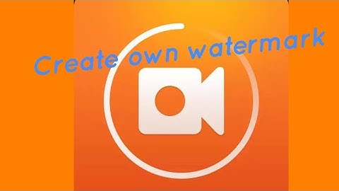Create own watermark in du screen recorder