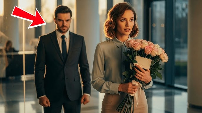 Invisible to her millionaire boss – until she received flowers and he became jealous - YouTube