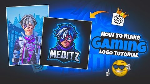 👉 How To Make Your Own BGMI / Free Fire Gaming Logo 🔥 | Esports Logo Tutorial Easy For Beginners