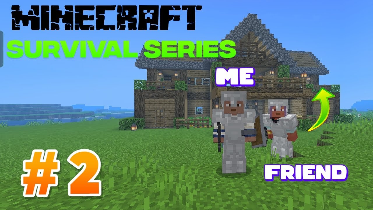 Me And My Friend Build A Survival Base In Minecraft ️ | #2 | #minecraft ...