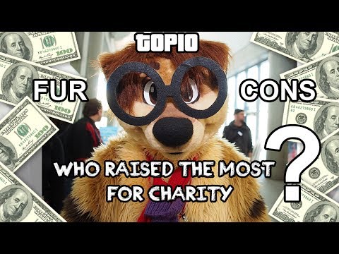 ⁣Who raised the most for charity? Top 10 Furry Conventions