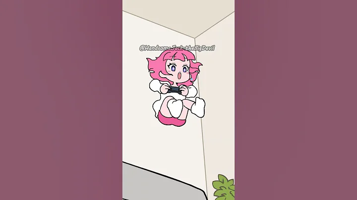 My girlfriend gets a LITTLE too into games... 🙃 #anime #funny #gamer #gaming #relationship #shorts