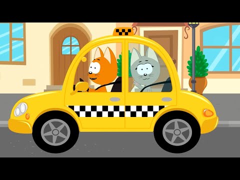 Котэ Тв Бип-Бип Машинка Такси Подвозим Животных! Сборник Развивающие Песенки Для Малышей