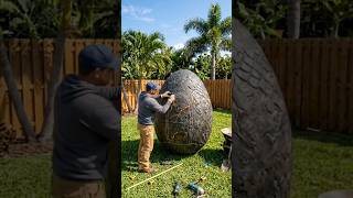I Turned a GIANT Dragon Egg Into a Secret Underground Palace 🐉#bunker #dragon