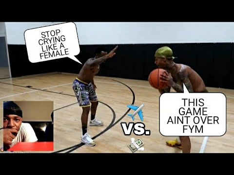 Reaction To Cash Vs. Flight 1v1 Basketball! Shave Beard Or Burn Shoes Wager! I LOVE THIS ENERGY!!