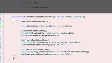 A simple .NET reflector in C#