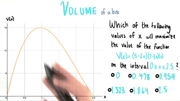 Maximizing the Volume - College Algebra