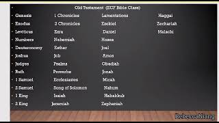 Old testament-Genesis to Malachi