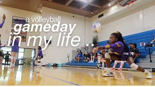 HIGH SCHOOL VOLLEYBALL TOURNAMENT DAY IN MY LIFE + GAME FOOTAGE ( as a varsity player : )