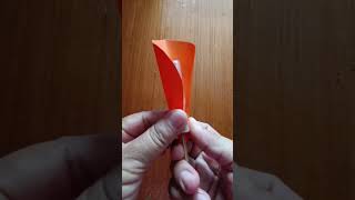 Angpao Lebaran Bunga Tulip dari Kertas origami
