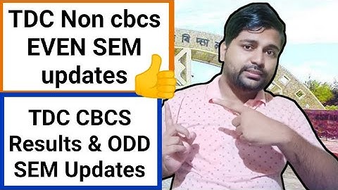 TDC cbcs Even sem results & Non cbcs Even sem update | Assam University | Pranoy Roy