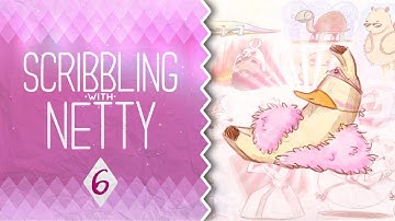 WHEN SENPAI BECOME A BANANA || Scribbling with Netty (6)