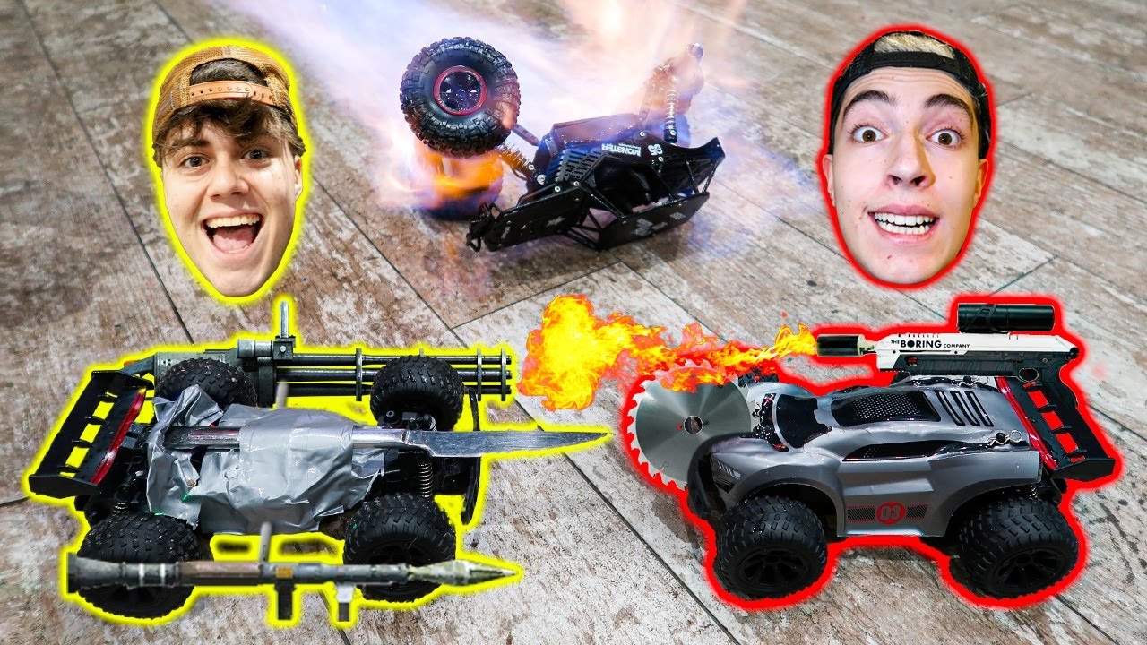 EL ÚLTIMO COCHE RC EN SER DESTRUIDO GANA 1000$! (batallas extremas)