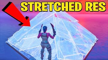 How To Get *STRETCHED RESOLUTION* in Season 4 Chapter 2 Fortnite... (tutorial)