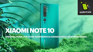 Unboxing en una tienda Xiaomi del Mi Note 10