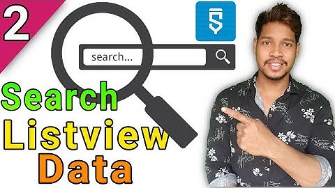 Listview data search activity  in sketchware /Aauraparti