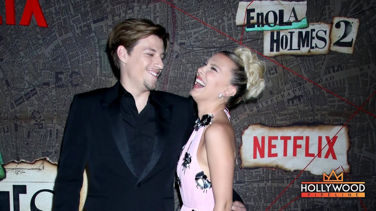 Millie Bobby Brown Dazzles with Jake Bongiovi at Enola Holmes Premiere