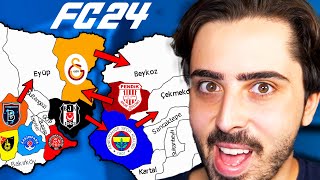 İSTANBUL ŞEHRİNİ HANGİ TAKIM ELE GEÇİRECEK? // FC 24 HARİTA KAPIŞMASI