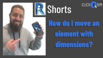 How do I move an element with dimensions? #RevitShorts