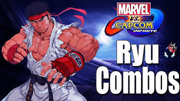 Ryu BNB and ADVANCED Day One Combos! Marvel vs Capcom Infinite MVCI