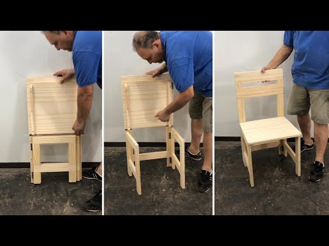 Silla Director De Madera Muy Bonita y Facil de Hacer - Tutorial de  Carpinteria 