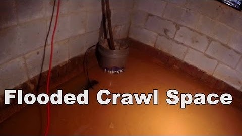 Mud and Flood How to Install Sump Pump in Flooded Crawl Space