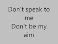Don&#39;t Speak- Jonas Brothers Lyrics