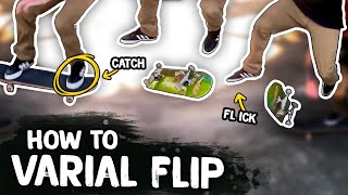 How to Varial Kickflip - Skateboard Tricks Tutorial (Slow Motion) by Skidish Skateboarding 48,935 views 3 years ago 9 minutes, 17 seconds