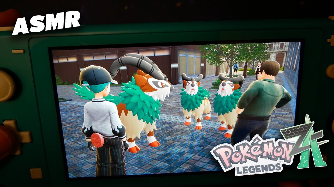 ASMR Pokemon Legends Z-A — Выполнение побочных миссий!
