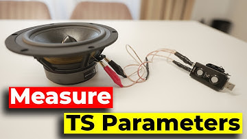 How to measure Thiele Small Parameters using your Sound Card