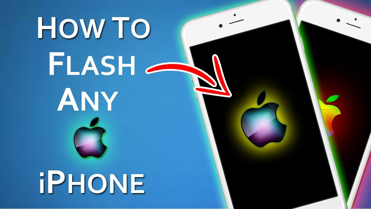How to Flash Apple iPhone || ANY Model || 2021 - YouTube