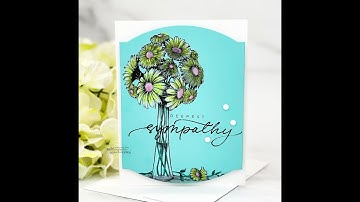 Unity Quick Tip: Blending Colored Pencil with Gamsol on Colored Card Stock